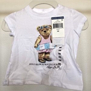 NWT Ralph Lauren Graphic T-Shirt with Polo Bear